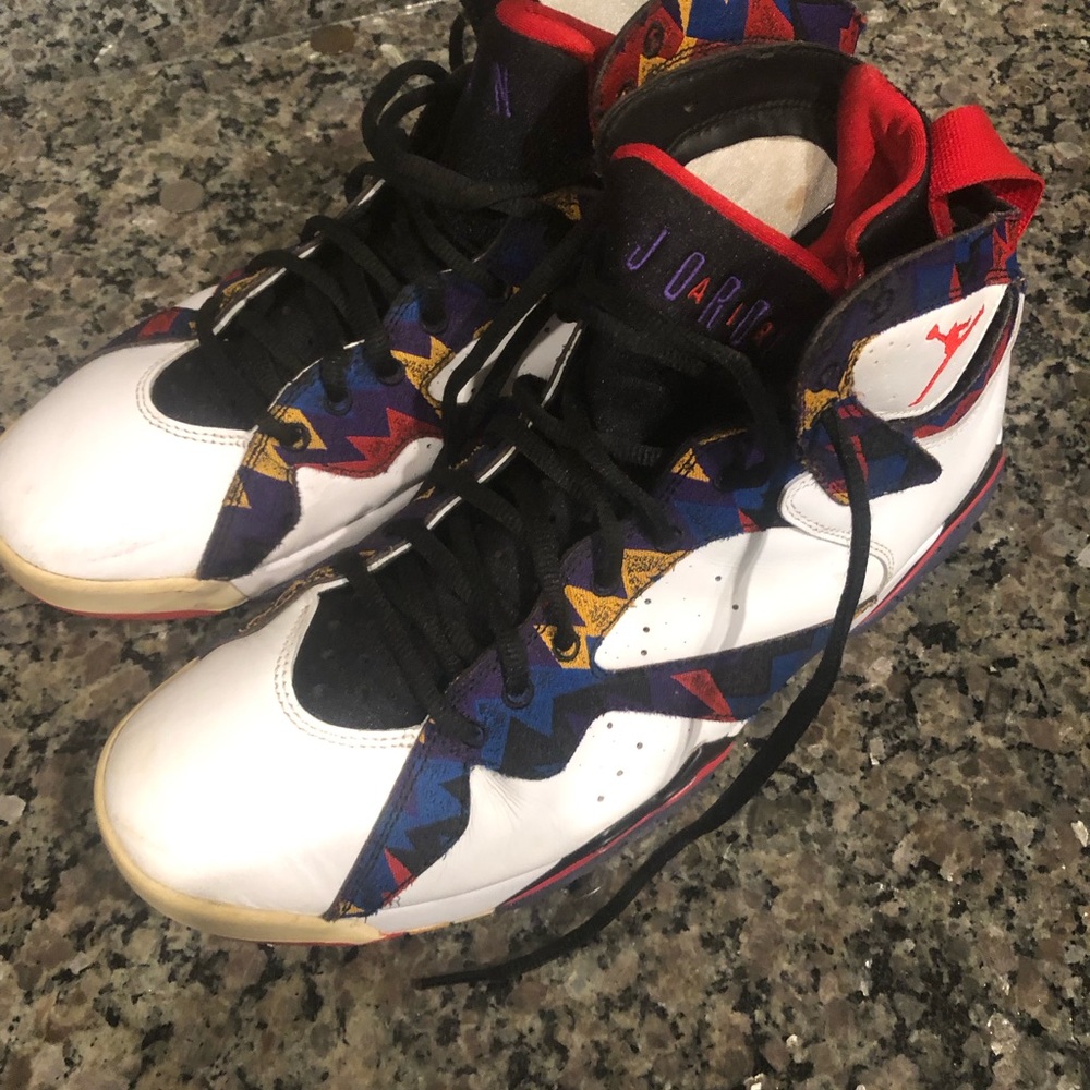 Jordan Retro 7 Sweater Sneakers size 11